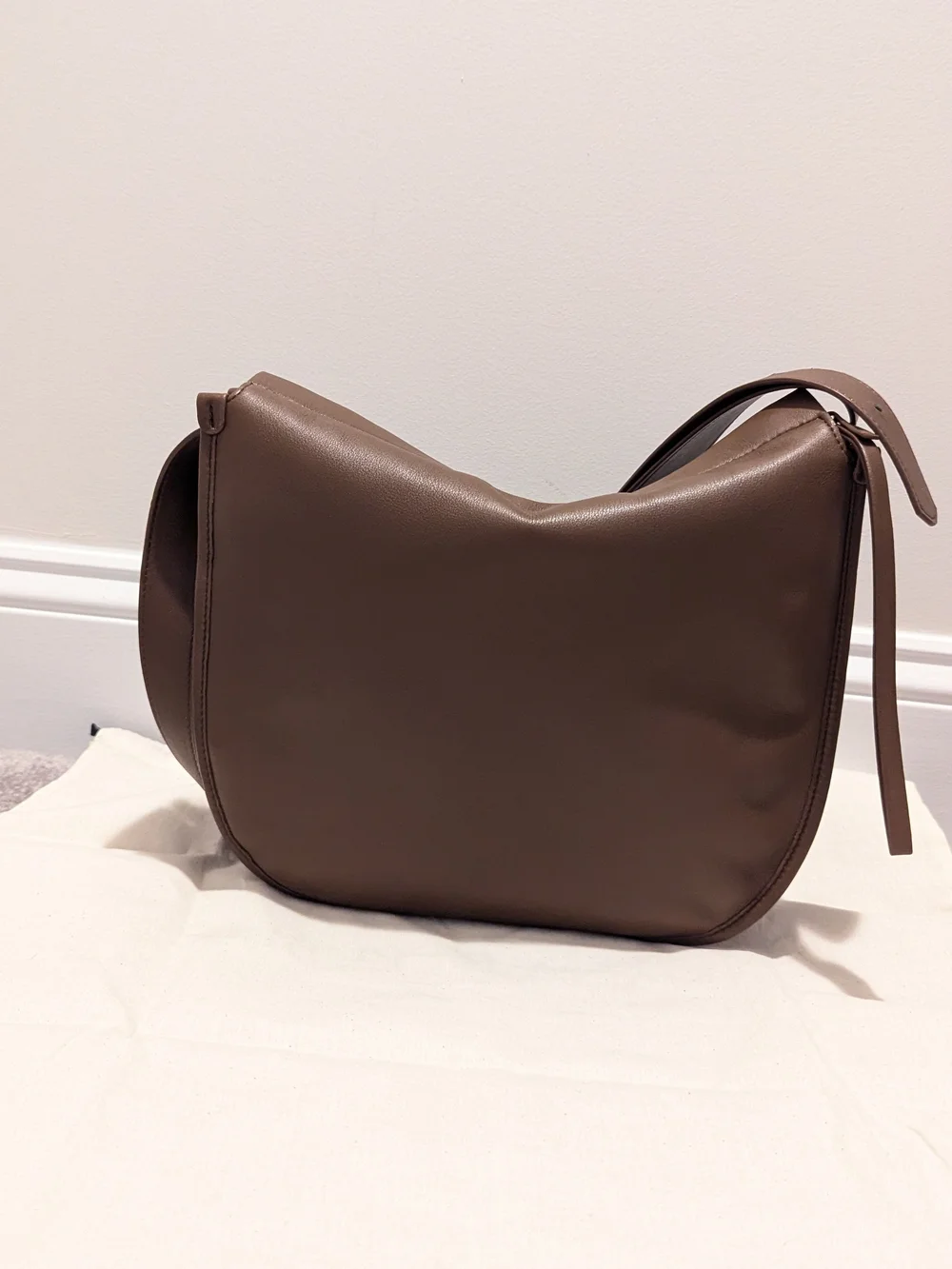 Brown Leather Messenger Bag